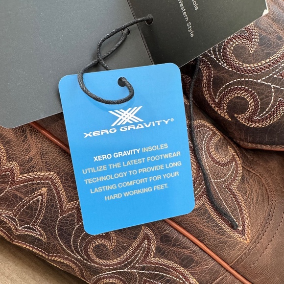 SHYANNE Women’s Jesse Performance Zero Gravity Leather Western Boots NIB size 8 - Picture 10 of 16